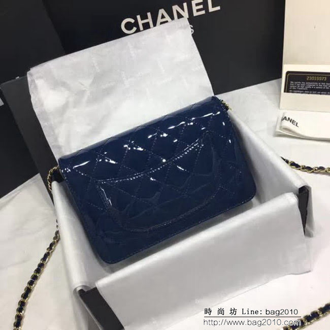 香奈兒CHANEL 33814 經典款 發財包 漆皮系列 DSC1150